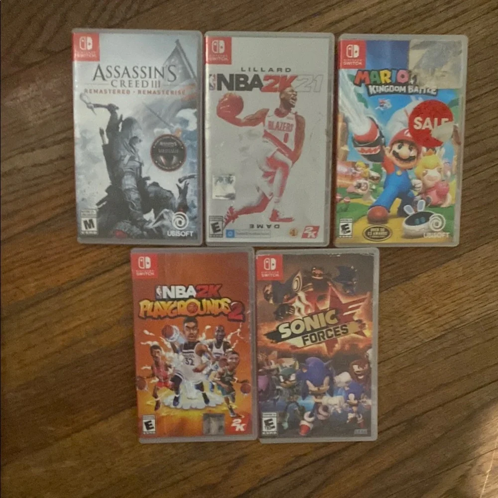 Nintendo Switch Game Collection - Assorted Colors - Picture 1 of 7
